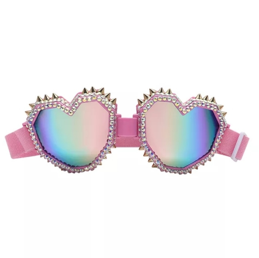 Spiked Rave Ski Goggles